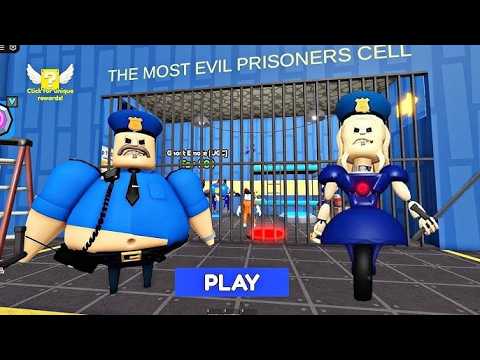 POLICE GIRL! BARRY 2 PLAYER ESCAPE PRISON V2! roblox Gameplay Walkthrough No Death 4K