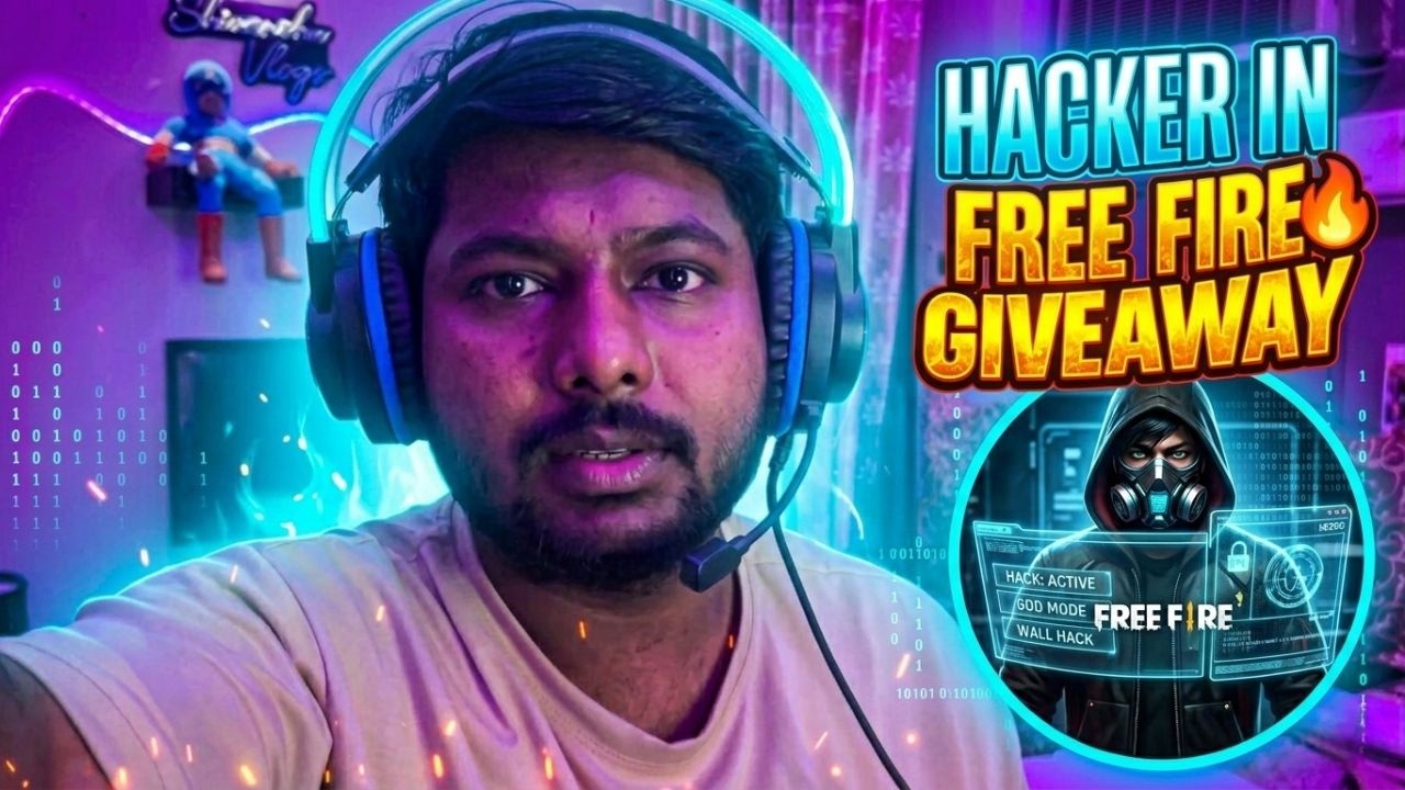 Free Fire Giveaway ๐ | Hacker Aa Gaya Live ๐ (Insane Gameplay)