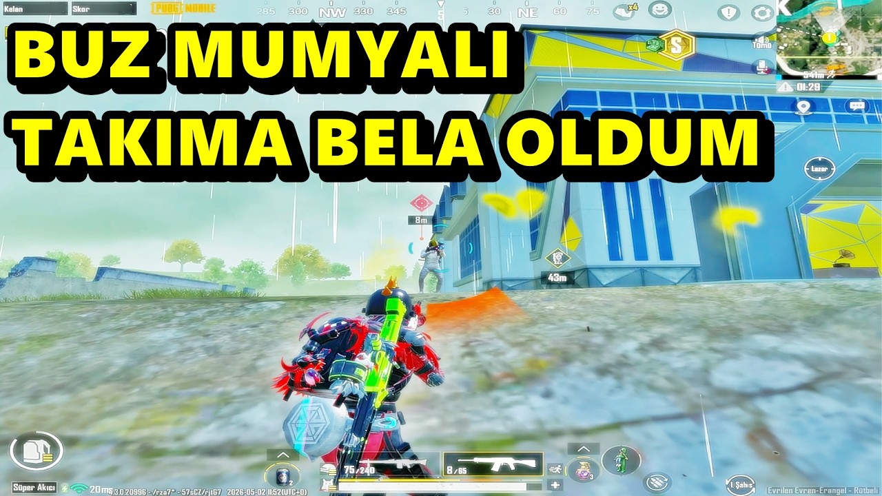 BUZ MUMYALI TAKIMA BELA OLDUM HARİKA MAÇ BATUR GAME SOLO SQUAD PUBG MOBİLE