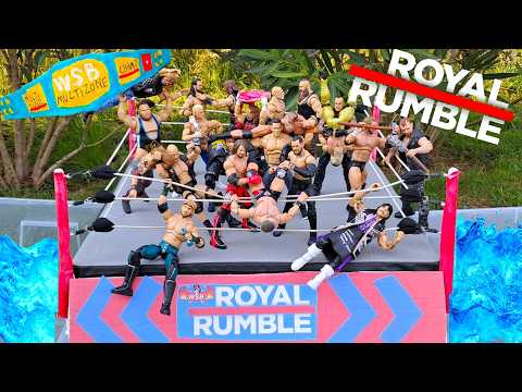 30-Man WATER BATHUB Royal Rumble WWE Action Figure Match