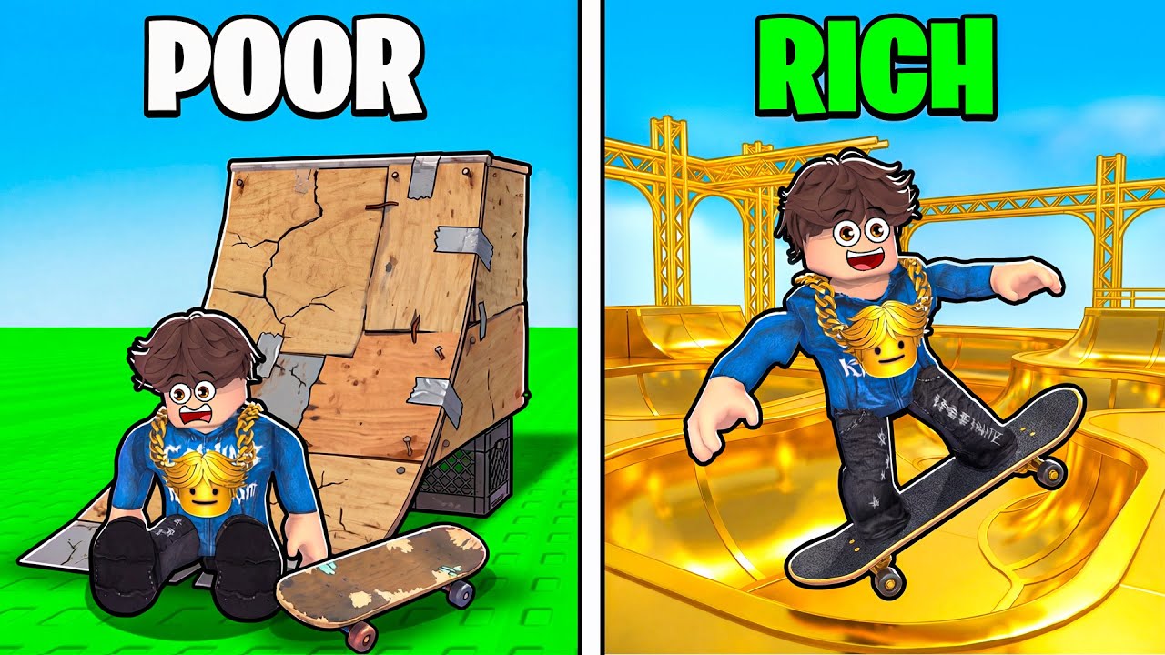Spending $972,567,123 Building The BIGGEST SKATEPARK in Roblox!