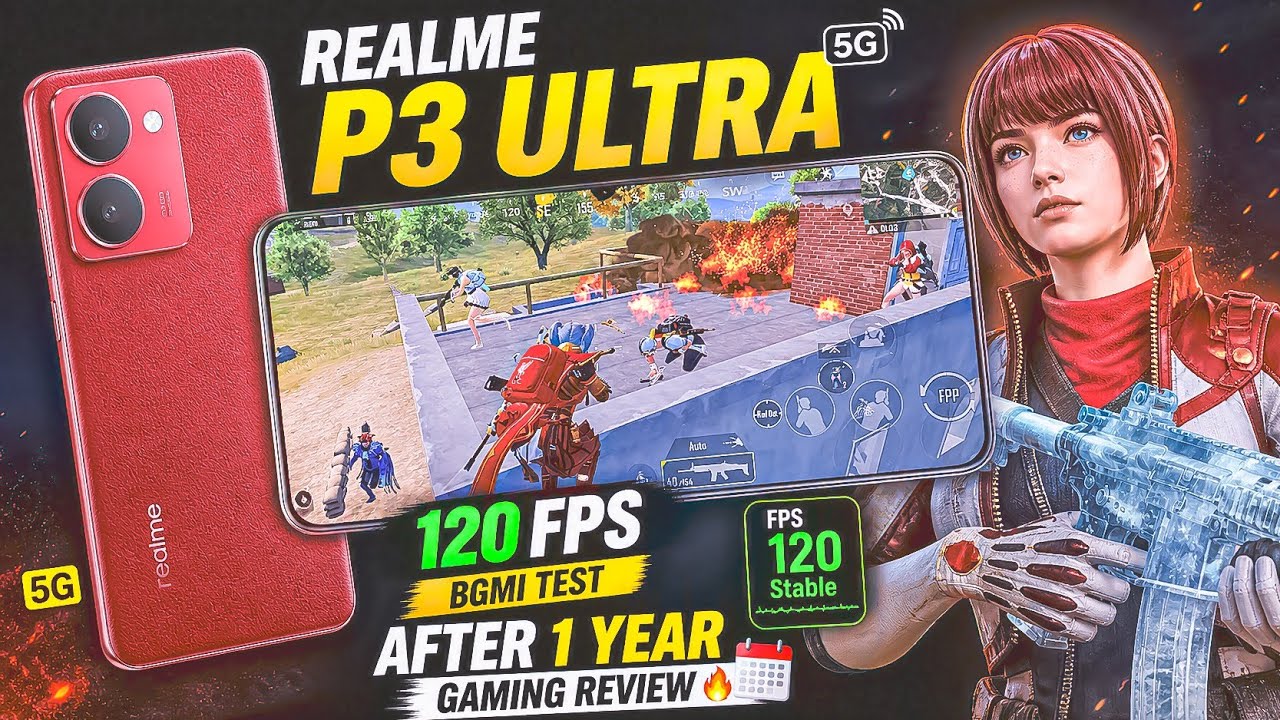 ๐ฅRealme P3 Ultra 5G 120fps BGMI Test | Realme P3 Ultra After 1 Year Gaming Review
