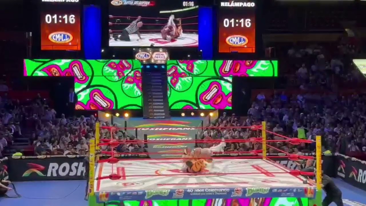 CMLL: Magia Blanca Vs Felino Jr.