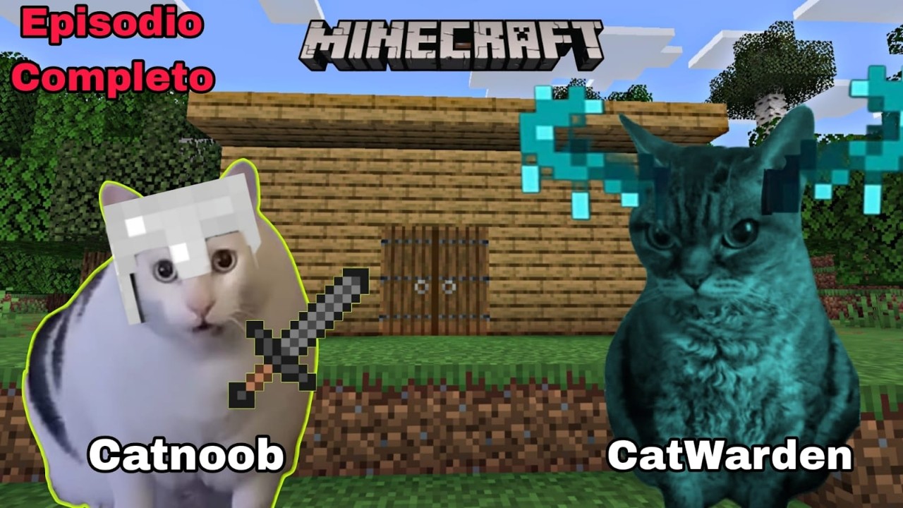 Minecraft Pero Con Gatos (Episodio Completo)