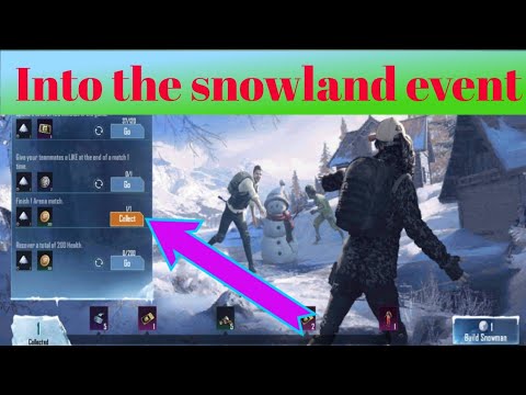 Wow Into the snowland event in BGMI/ how to make snow land in erangel map🔥