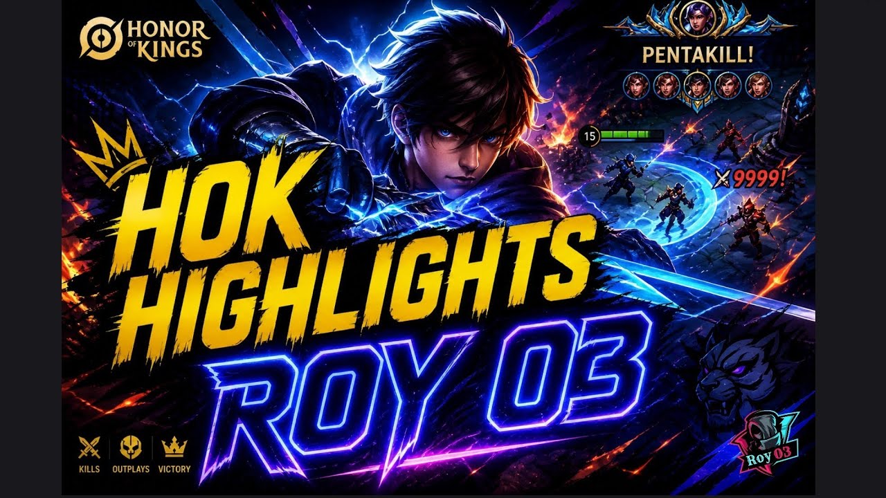 HOK Highlights || Roy 03 || Honor of Kings ||