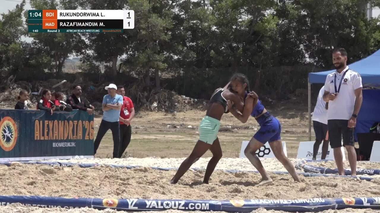 Liesse RUKUNDORWIMANA (BDI) vs. Miangoty Hani Sombiniaina RAZAFIMANDIMBY (MAD) • Round 3 • Women's B