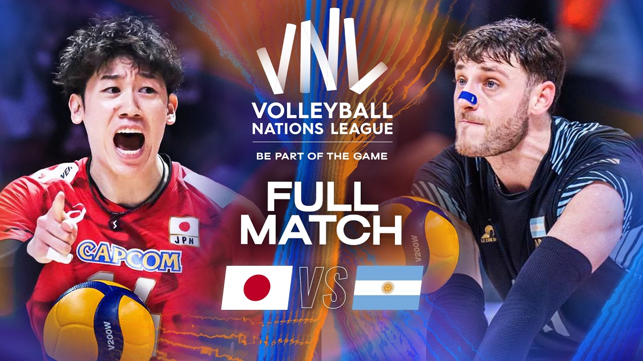 Japan ๐ฏ๐ต vs. Argentina ๐ฆ๐ท | VNL 2025 - Full Match | Week 3