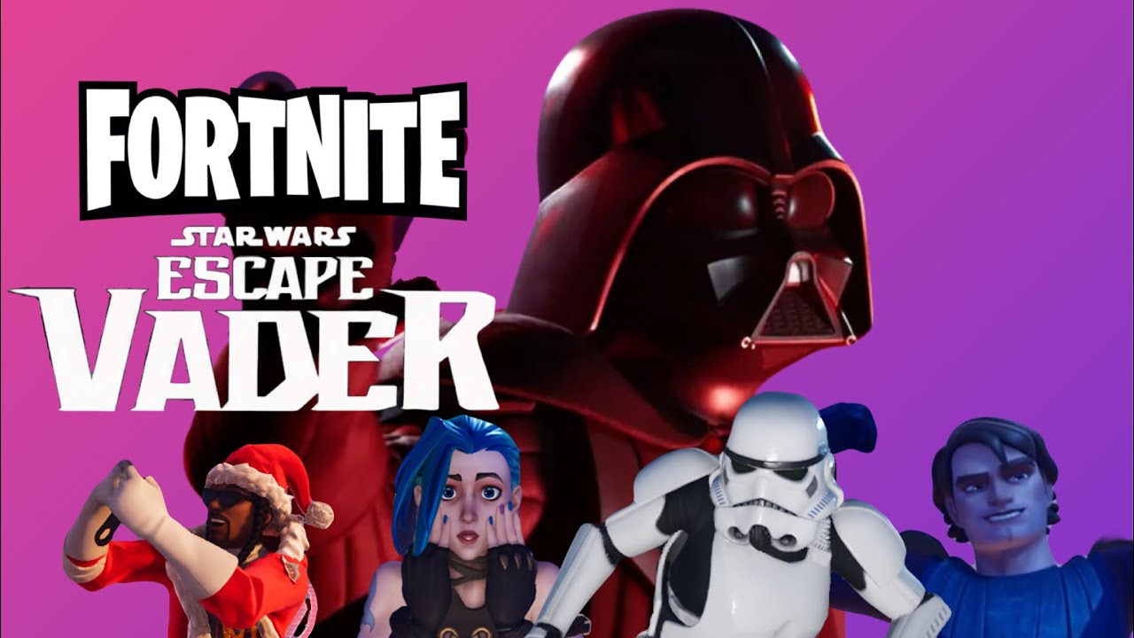 ESCAPE VADER!! Fortnite funny moments