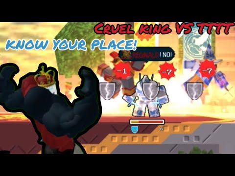 Cruel King vs The Trash Trinity Trio | Roblox Block Tales