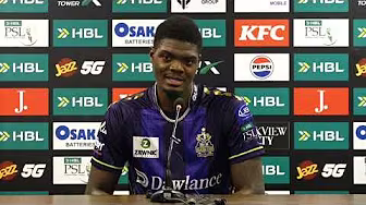 Alzarri Joseph Post-Match Press Conference | Peshawar Zalmi vs Quetta Gladiators | HBL PSL 11