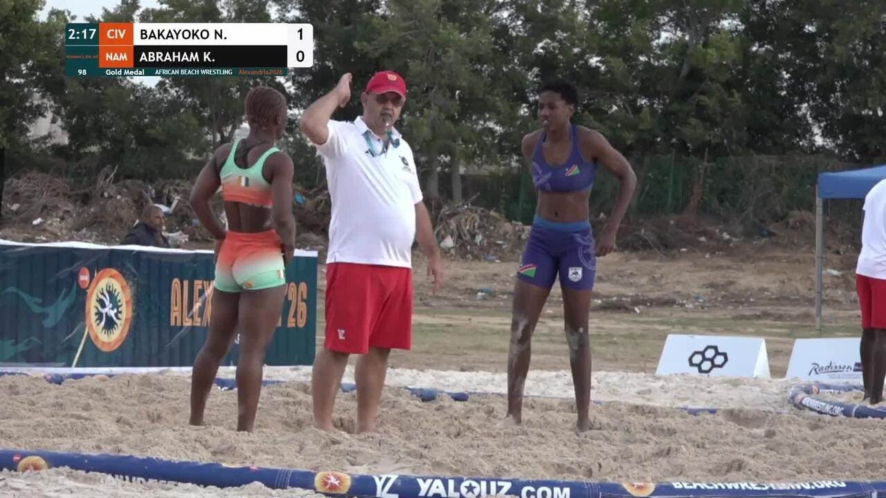 Nogona Celine Josee BAKAYOKO (CIV) vs. Kavelishimwe Ester ABRAHAM (NAM) • Gold Medal • Women's BW 60