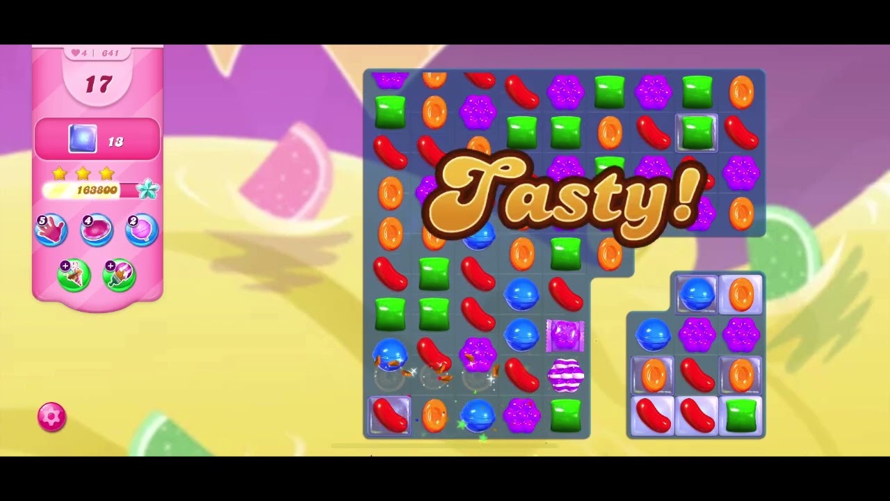 Candy Crush Saga | Level 641 | MASTERY ON FIRST TRY! | ASMR ЁЯНнЁЯжД background