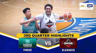 PHOENIX vs BLACKWATER | 3RD QUARTER HIGHLIGHTS | PBA SEASON 50 COMMISSIONER’S CUP