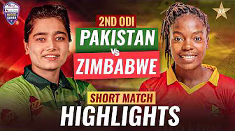 Short Highlights | Pakistan Women vs Zimbabwe Women | Match 02 | ODI Series 2026 | M9H1K