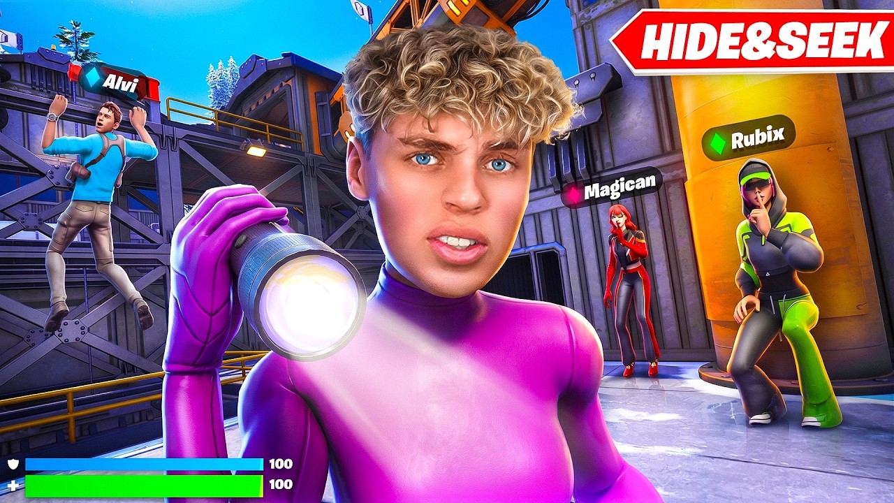 Das ZUFÄLLIGE YOUTUBER HIDE & SEEK in Fortnite! 🔦