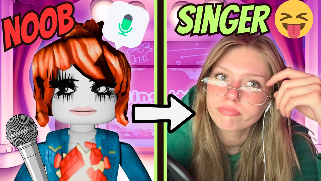 acting like A NOOB on Roblox SING IT! (Karaoke Battles)