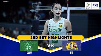 DLSU vs NU | SET 3 HIGHLIGHTS | UAAP SEASON 88 WOMEN’S VOLLEYBALL FINALS | MAY 6, 2026