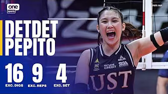 Detdet Pepito ANCHORS UST in sweep win vs Adamson | UAAP Season 88 Women’s Volleyball | HIGHLIGHTS