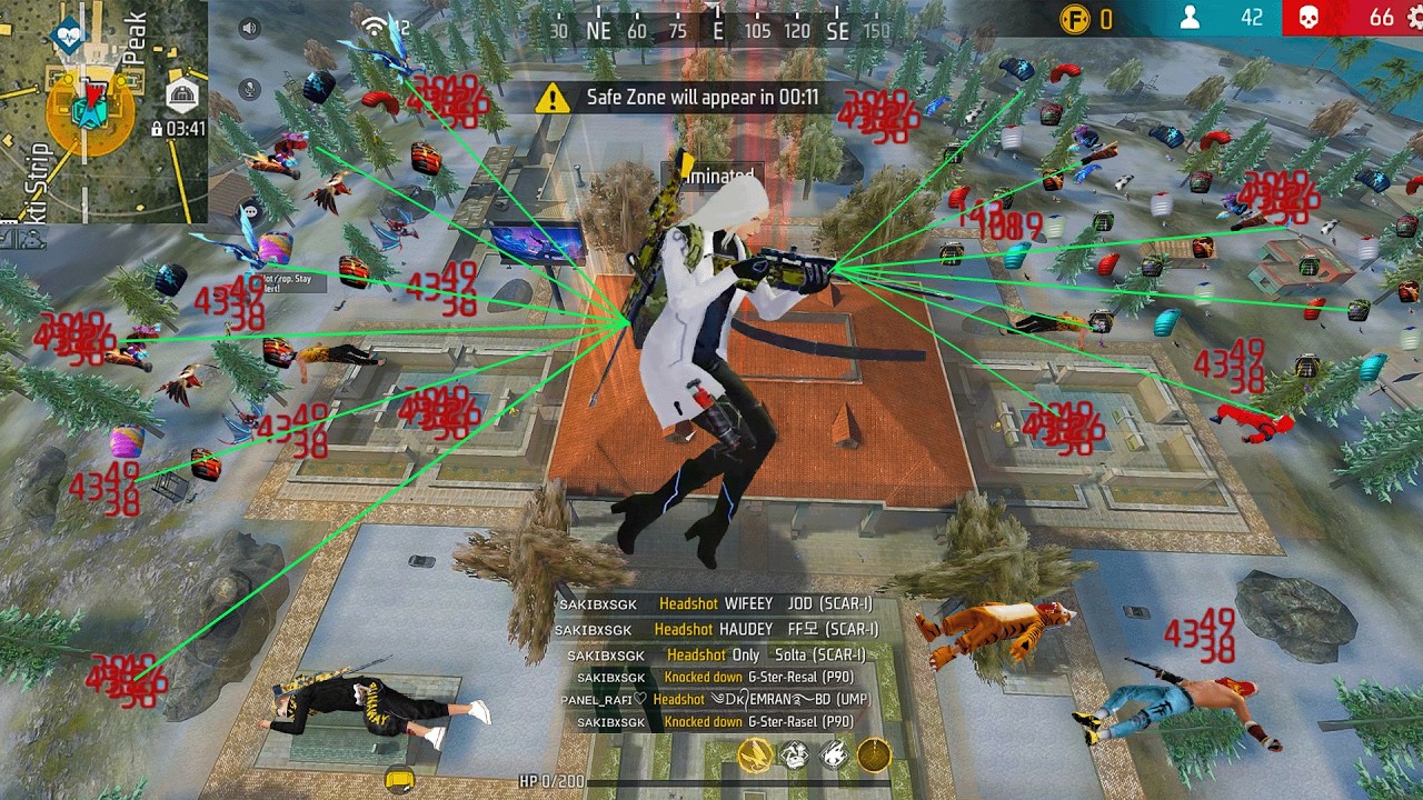 Creazy Hacker Lobby 🤯 90%Headshot Rate ⚡| Duo Vs Squad Full Gameplay | FREE FIRE