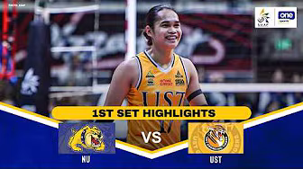 NU vs UST | SET 1 HIGHLIGHTS | UAAP SEASON 88 WOMEN’S VOLLEYBALL ROUND 2 | APR 22, 2026