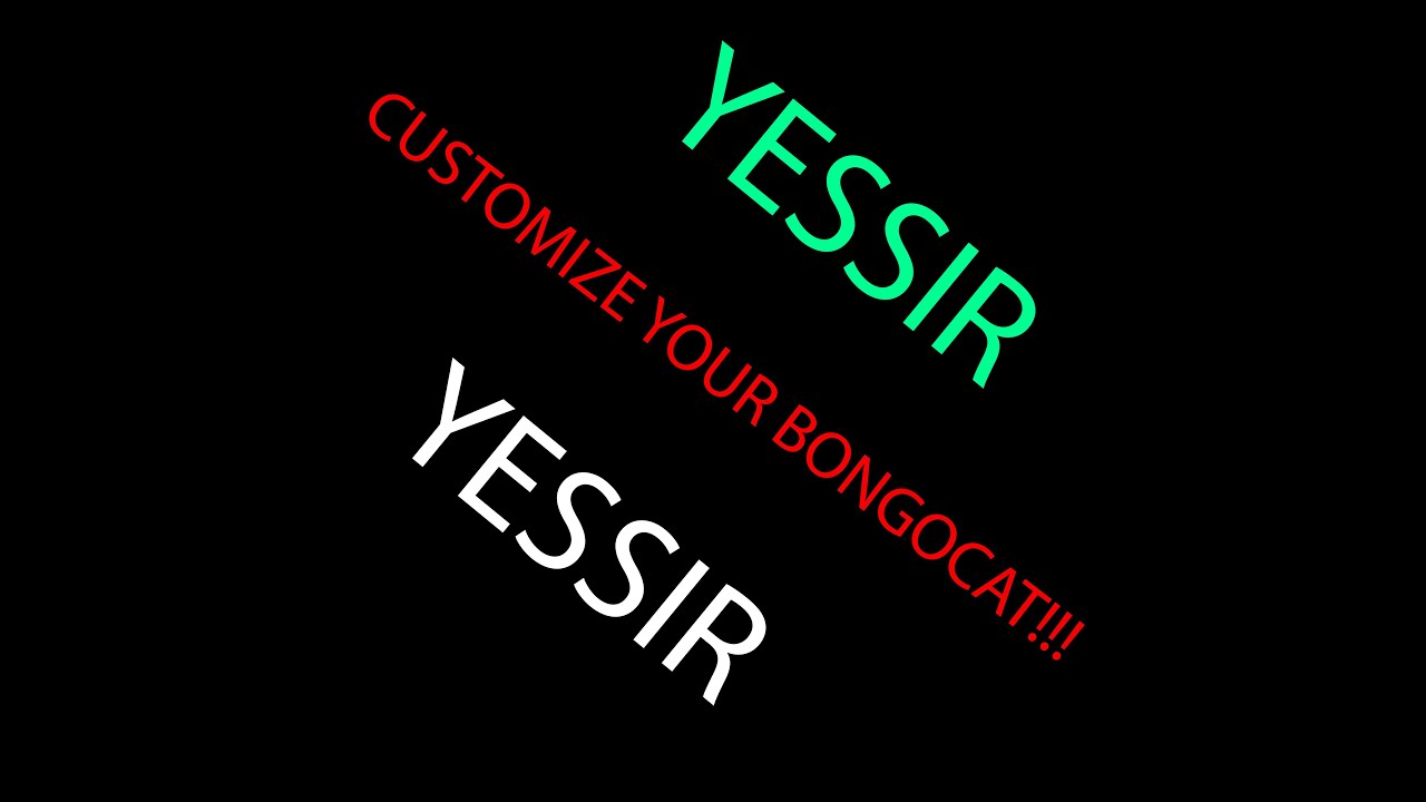 How to customize your bongocat!!!