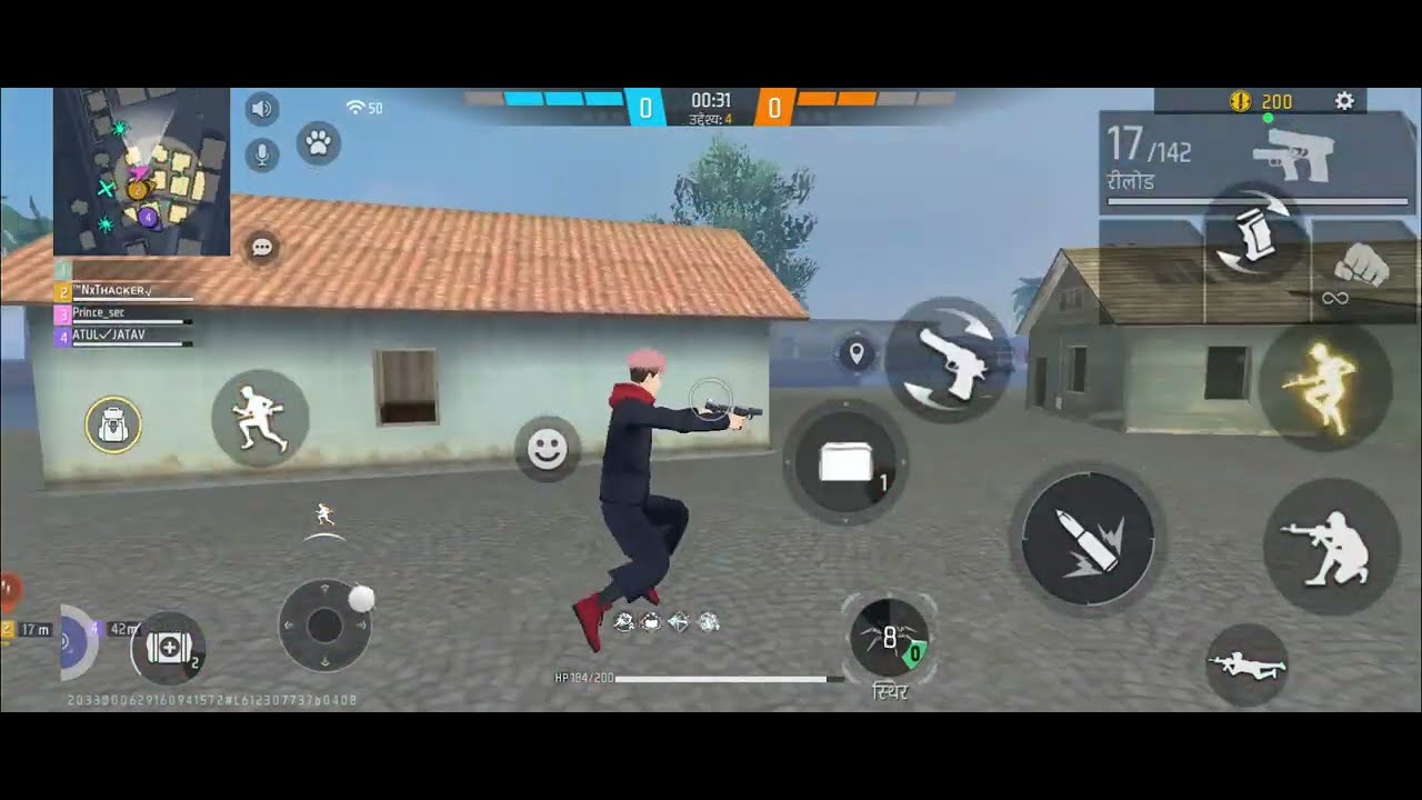 भोजपुरी 👍 गाना 👌खेसारी उठा ❤️के नाचे नागिन 🥰 free fire max Roshan rohi bahut achcha singer hai