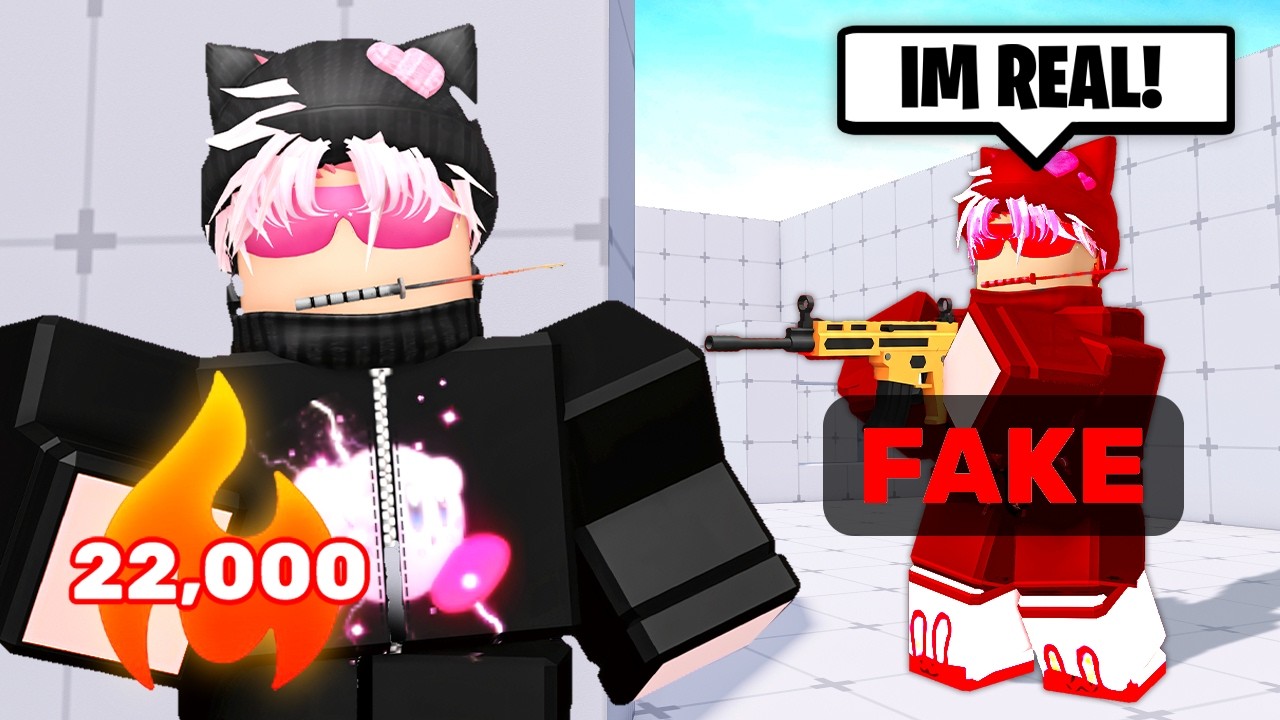 Exposing A Fake #1 RIVALS PLAYER With The Real One.. (Roblox Rivals) background