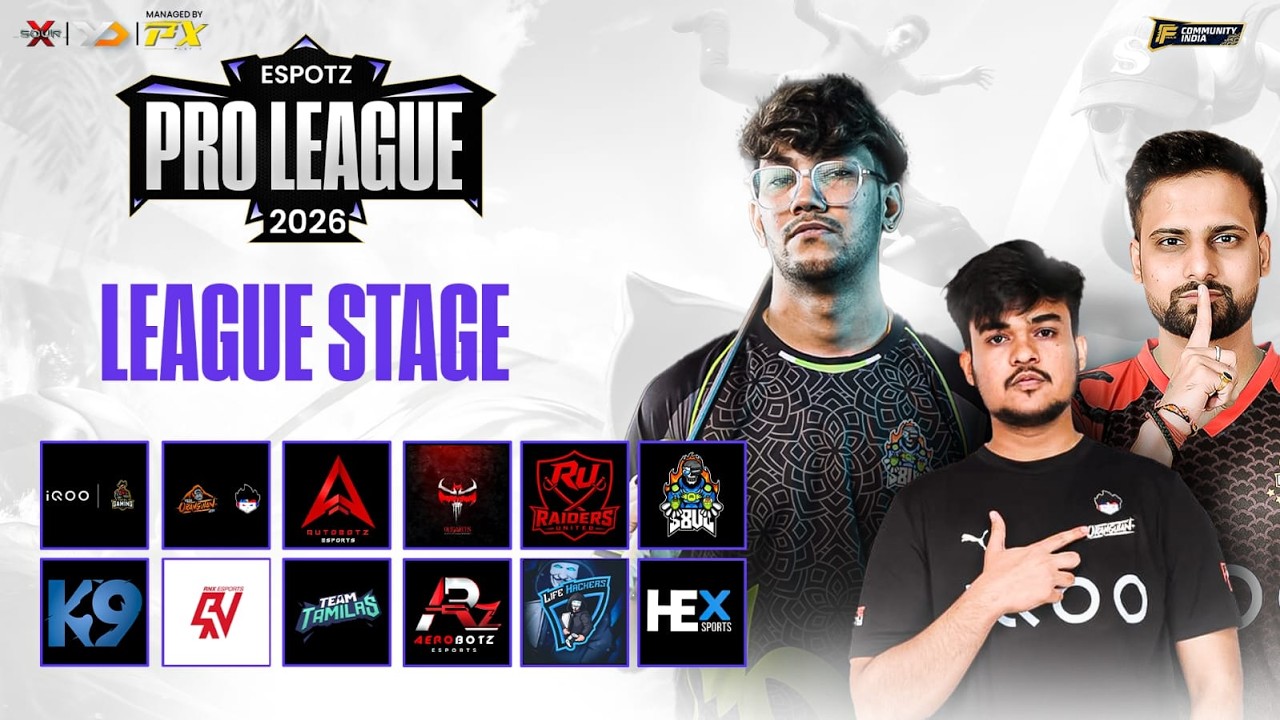 EPL S1 | League Stage Grp 2 FT IQOO TG, OGxTSG, S8UL ELITE, K9, TAMILAS ETC