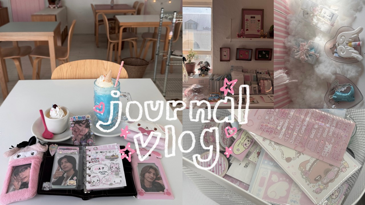 journal with me for the weekend ★ stationery shopping in seoul + sticker haul!