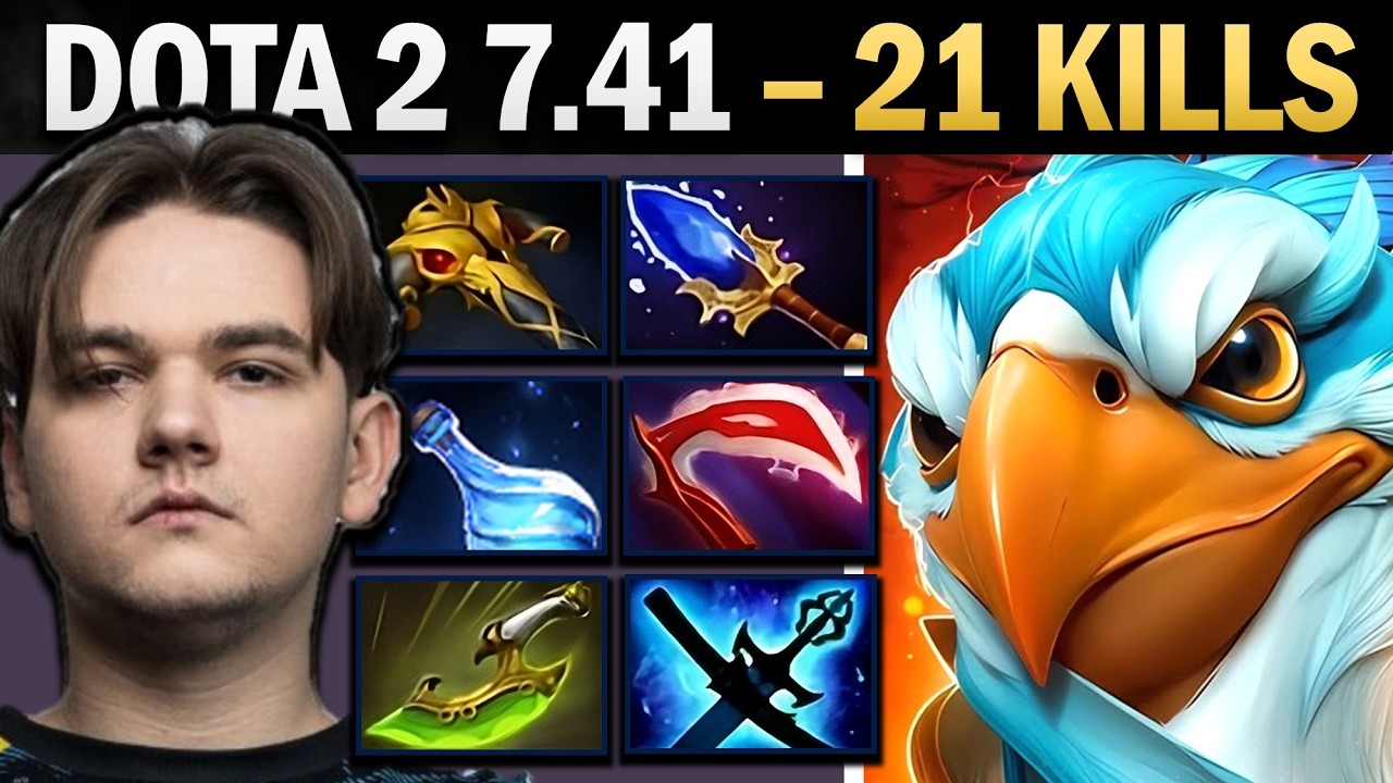 Kez Dota 2 7.41 with 21 Kills and Desolator - Dota Gameplay
