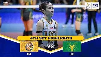 UST vs FEU | SET 4 HIGHLIGHTS | UAAP SEASON 88 WOMEN’S VOLLEYBALL | APR 25, 2026