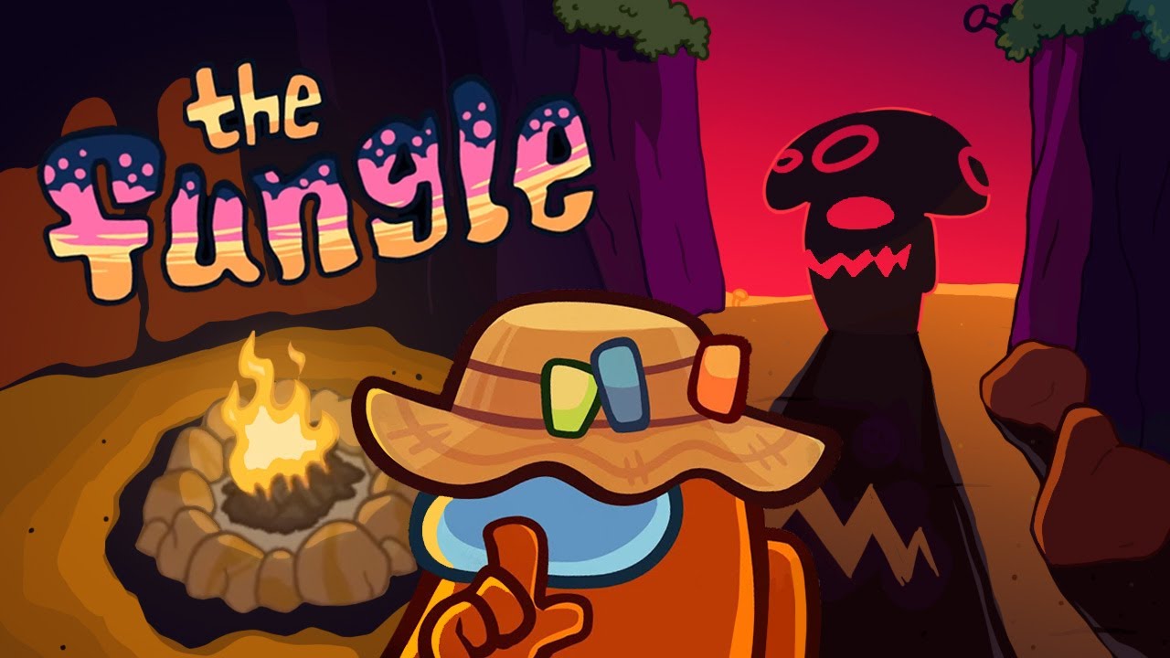 Among us NEW MAP "The Fungle" - Hide n Seek Trailer background