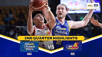 RAIN OR SHINE vs MAGNOLIA | 2ND QUARTER HIGHLIGHTS | PBA SEASON 50 COMMISSIONER’S CUP