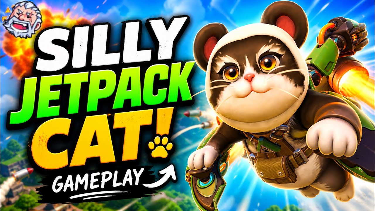 Overwatch But I’m A Flying Cat With A Jetpack… (Silly Moments)