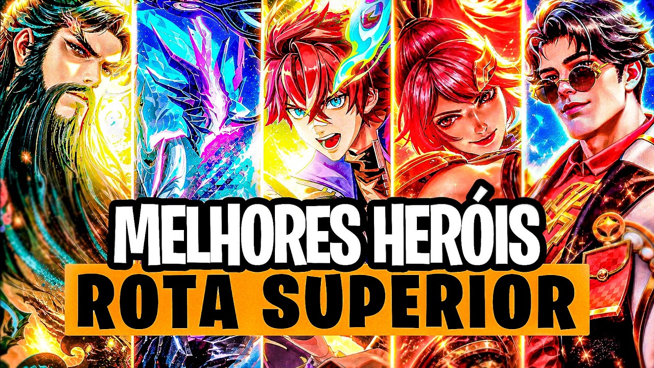 TIER LIST DOS MELHORES HERรIS DA ROTA SUPERIOR NO HONOR OF KINGS | MAIO 2026
