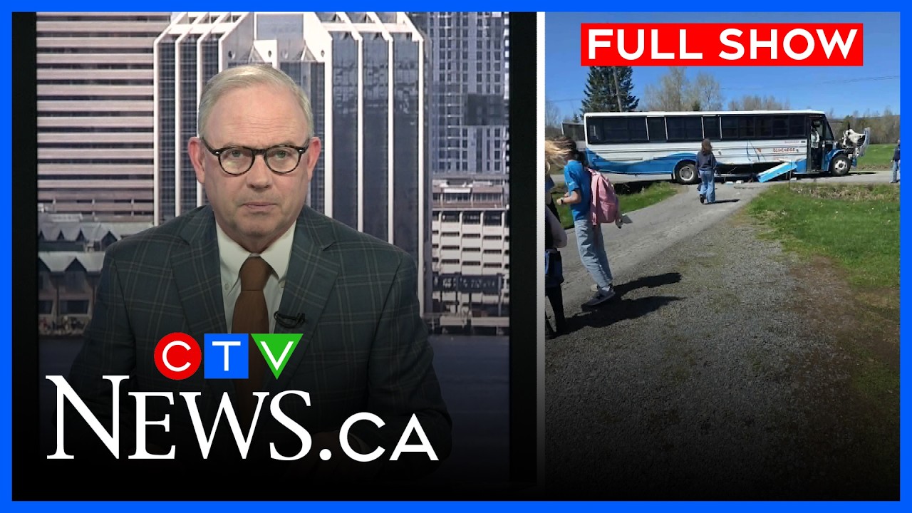 Bus carrying children crashes in Nova Scotia I CTV News Atlantic at Six for May 5, 2026