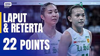 Reterta, Laput 22-POINT SURGE 🎯 for DLSU vs NU | UAAP SEASON 88 WOMEN’S VOLLEYBALL FINALS GAME 1
