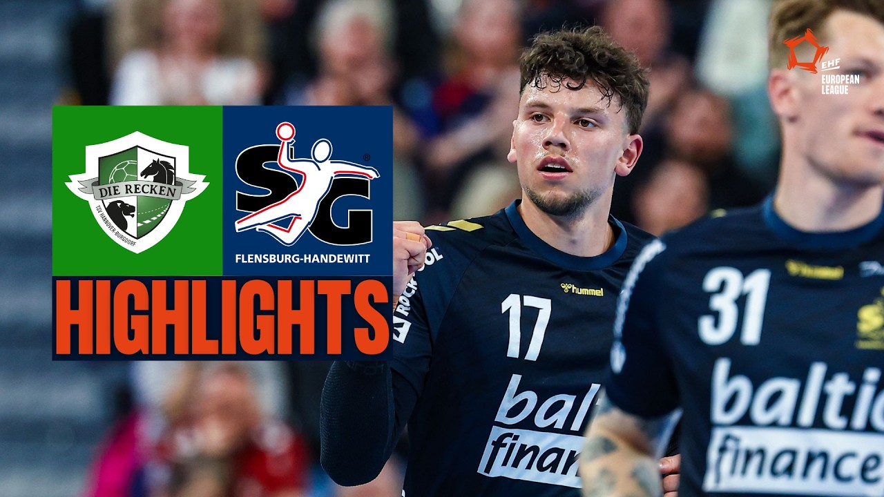 Recken-TSV Hannover-Burgdorf 🆚 SG Flensburg-Handewitt | Highlights | EHF European League Men 2025/26