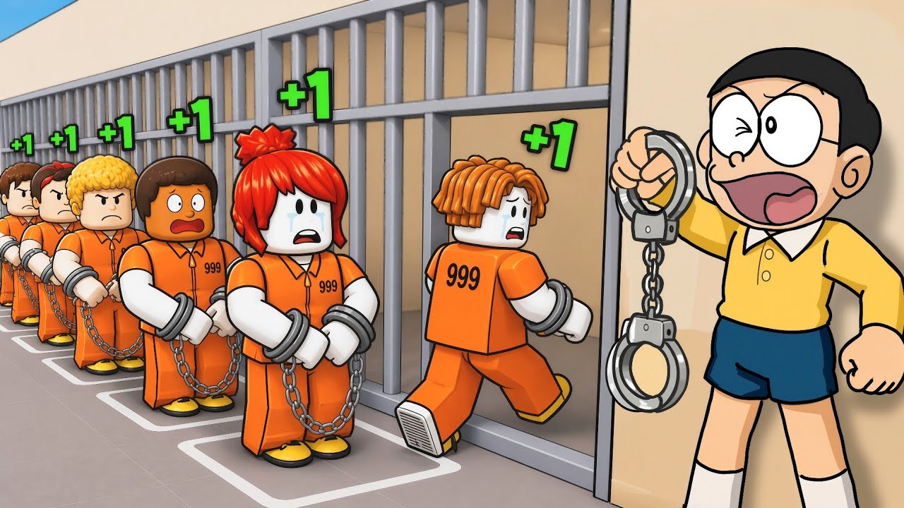Nobita Opened Biggest Prison! 😈 background