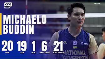 Buddin EXPLODES with 20 PTS for TWICE-TO-BEAT BONUS for NU | UAAP SEASON 88 MEN’S VOLLEYBALL