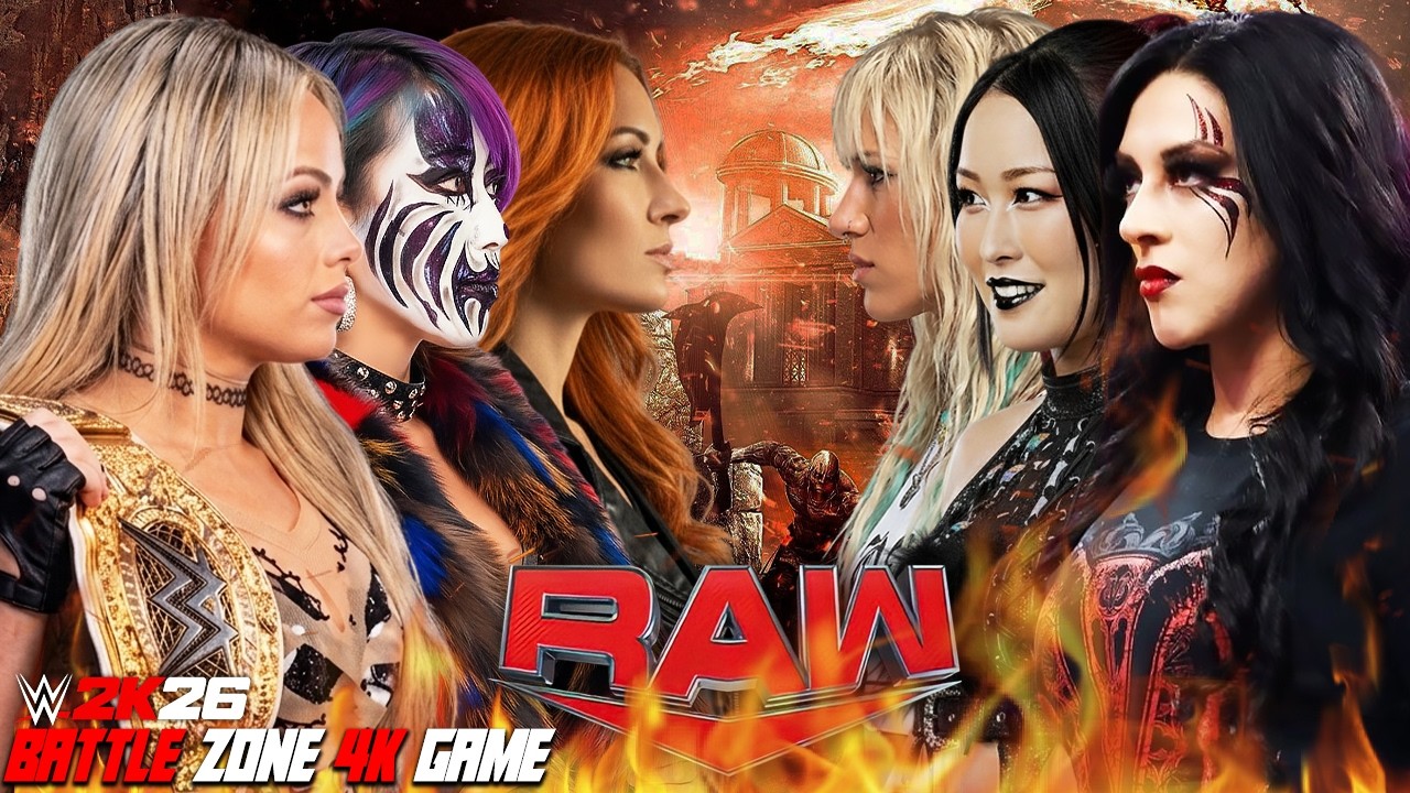 Liv Morgan, Becky Lynch & Asuka vs Iyo Sky, Vaquer & Sol Ruca | WWE RAW FULL MATCH 7 May 2026