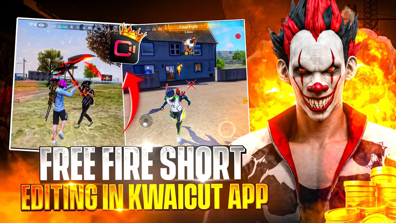How To Edit Free Fire Shorts in Kwaicut 🔥 | Kwaicut Se Pro Edit Kaise Kare (Full Tutorial) YFYT background