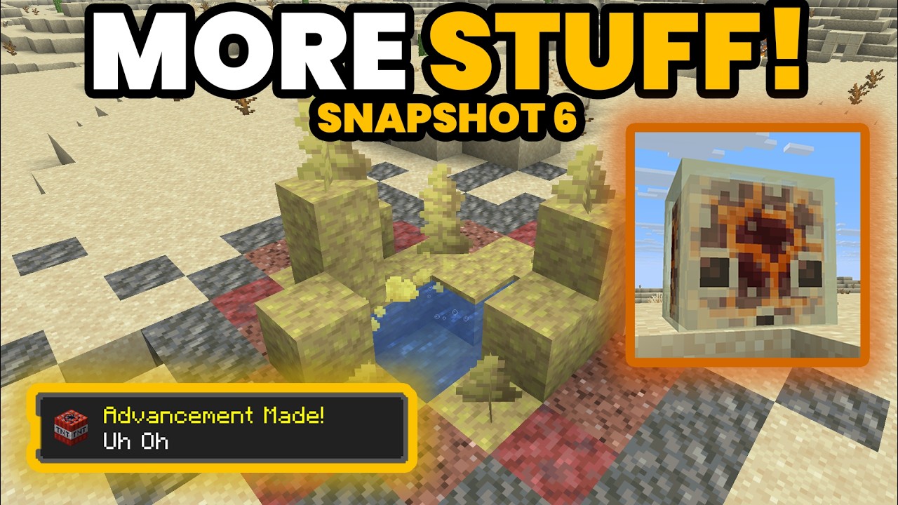 NEW SPRINGS, SULFUR CUBE VARIANTS AND MORE! Minecraft Chaos Cubed 26.2 Snapshot 6!