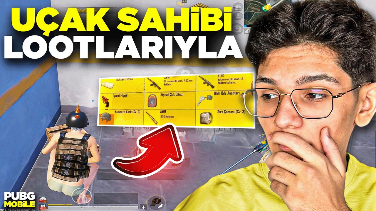 UÇAK SAHİBİ'NİN LOOTLARIYLA WİN ALMAK? ( DBS ÇIKTI ! ) - PUBG MOBİLE