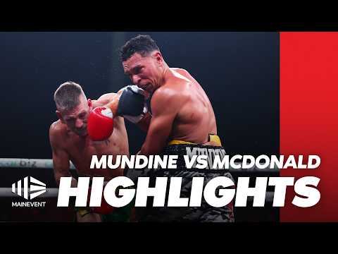 Next Big Star ⁉️🤩 Rahim Mundine vs Lance McDonald Fight Highlights | Fox Sports Australia