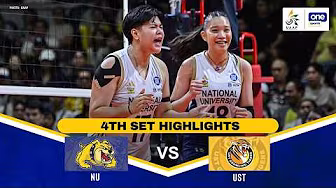 NU vs UST | SET 4 HIGHLIGHTS | UAAP SEASON 88 WOMEN’S VOLLEYBALL ROUND 2 | APR 22, 2026