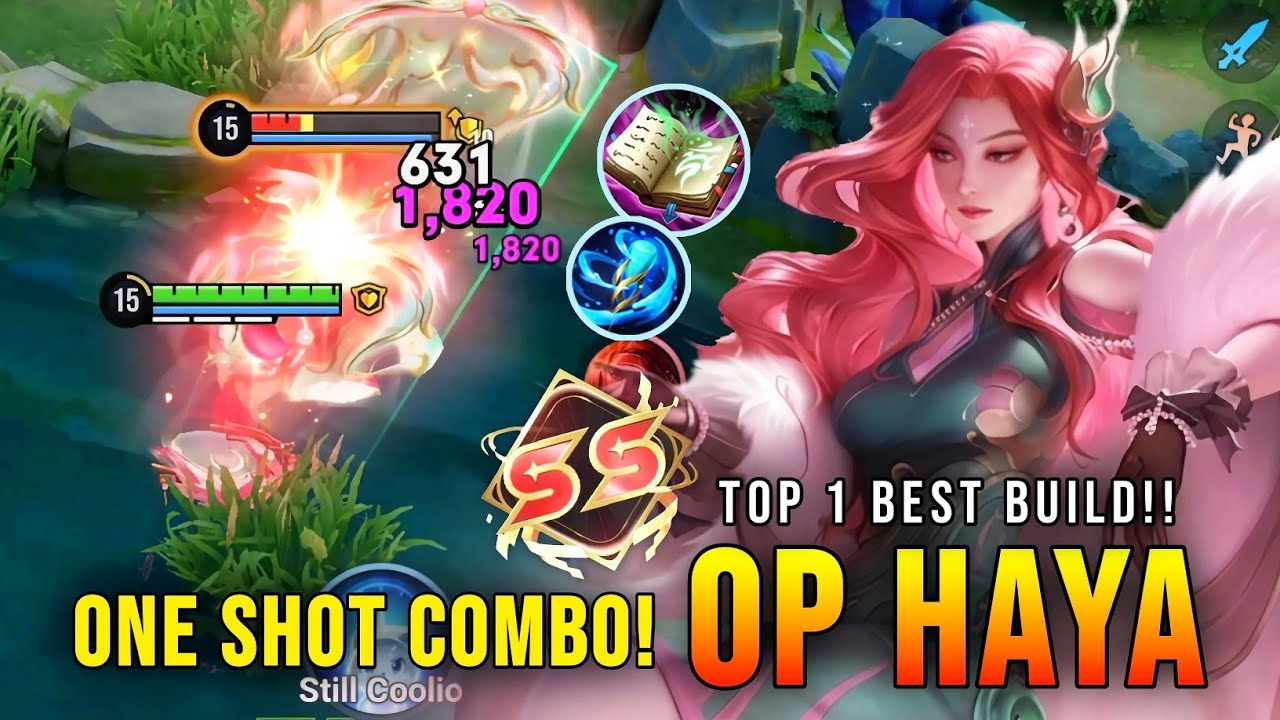 UNSTOPPABLE!! Haya One Shot Burst Combo - Top 1 Best Build | Honor of King