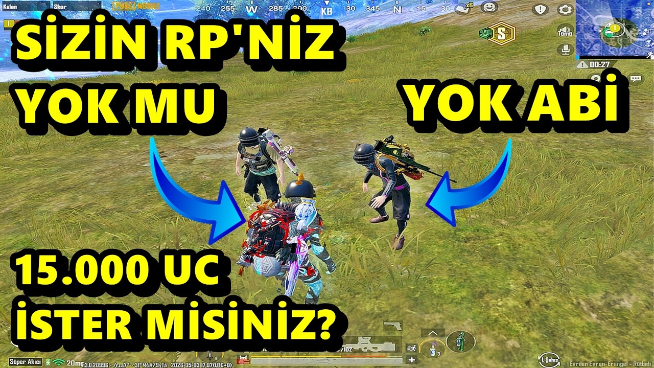 SON ALANDA ZIPLAYAN İZLEYİCİLERİME BÜYÜK SÜPRİZ ! BATUR GAME SOLO SQUAD PUBG MOBİLE background