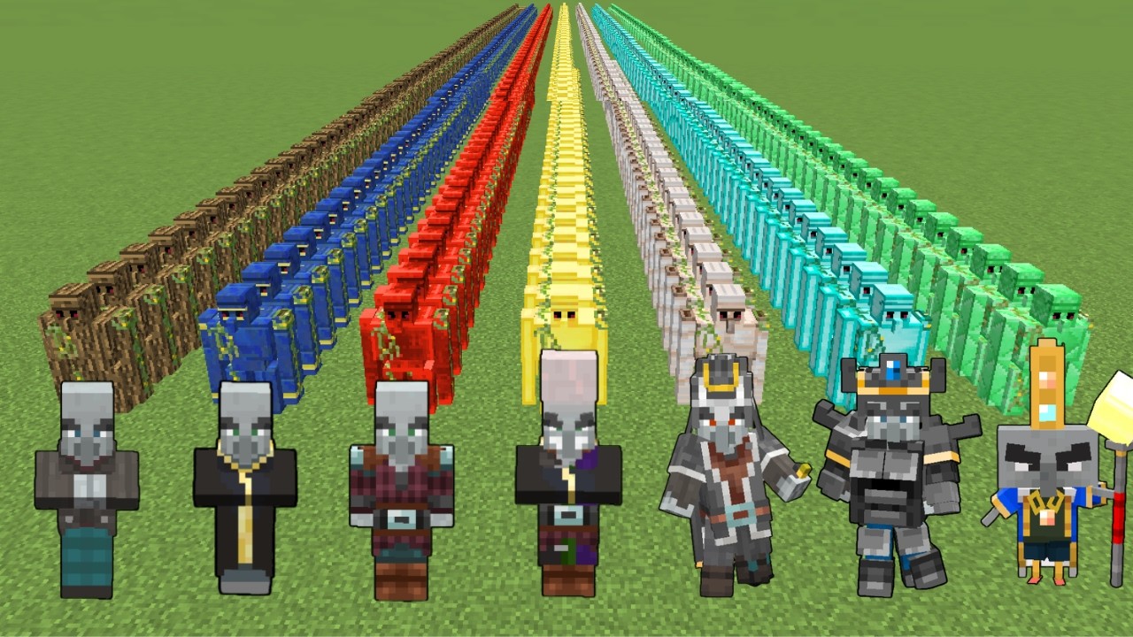 what illager is stronger against all golems in minecraft ?